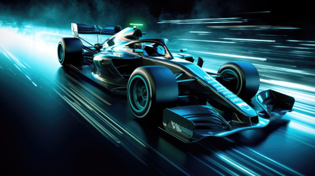 F1 Altum Blue Race Car